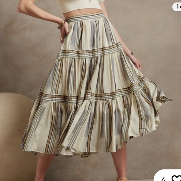 Zephyr Tiered A-line skirt Tall Midi (Maxi) - Picture 3 of 5